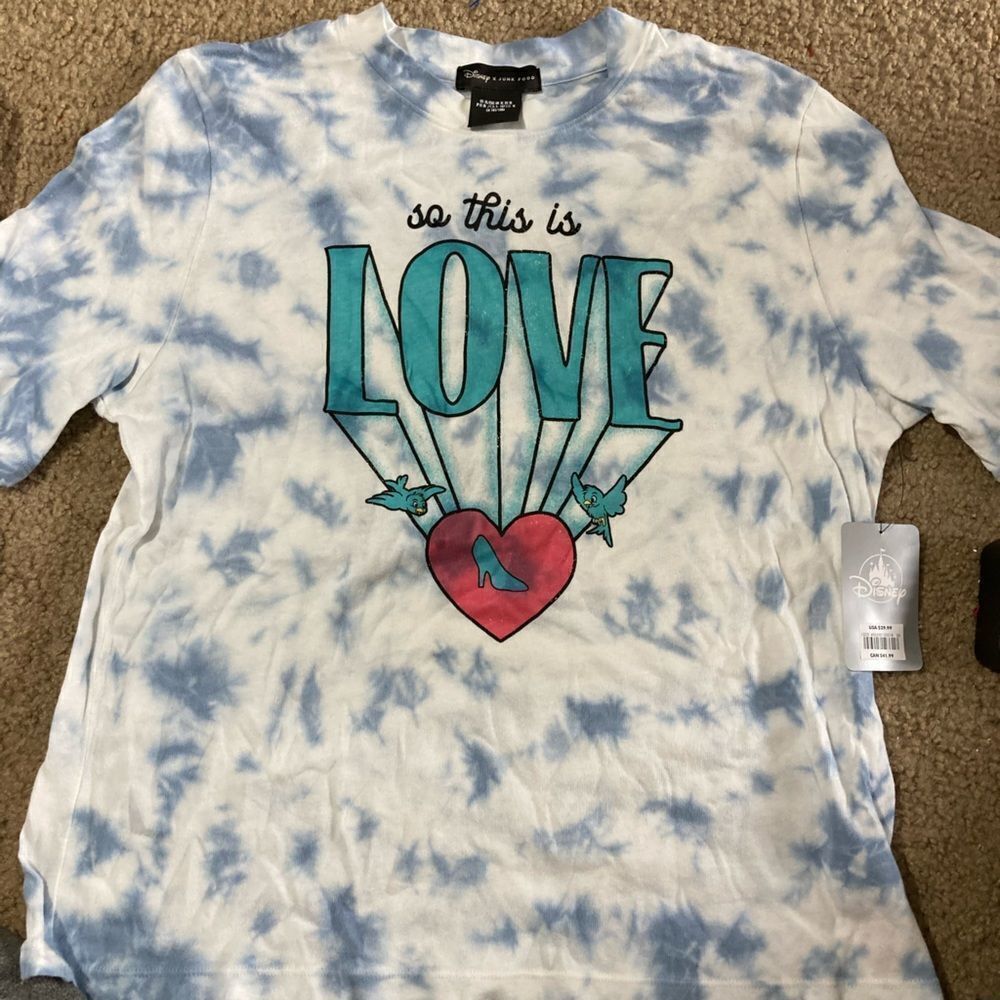 Disney Cinderella So This Is Love Womens Tshirt NWT